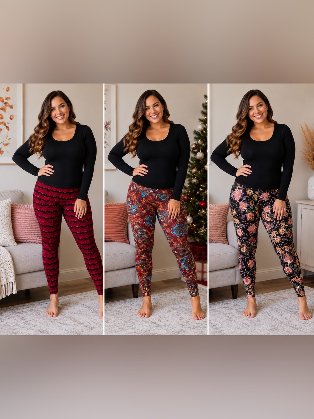 🍂❄️ LulaRoe Tall & Curvy (TC) Fall & Winter Leggings Collection EUC size 14-26
